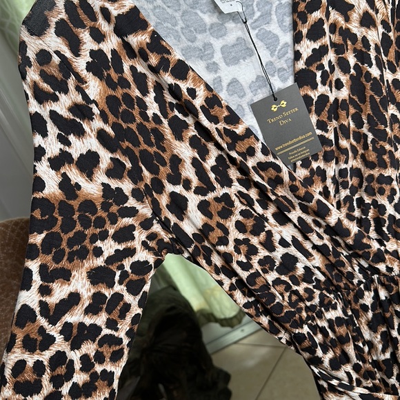 GIRLY & FLIRTY LEOPARD PRINT JUMPSUIT - Picture 5 of 7